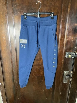 Pantalones deportivos Under Armour Project Rock azules para hombre talla pequeña (28x26) Foto 1 de 4