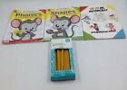 Lot Of 4 ,Pen+Gear No. 2 Pencils Sharpened 48 Count, 2 Workbooks 1 Coloring Book