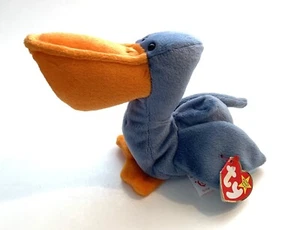 Peluche original con etiquetas TY Beanie Babies “” SCOOP the Pelican” 1996 - Imagen 1 de 12
