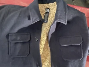 Gap Navy Blue Youth Extra Warm Size XXL Sherpa-Lined Unisex Coat - Picture 1 of 7