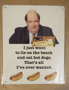 The Office Kevin Hot Dog Metal Sign Culturefly Subscription Exclusive New - Picture 1 of 3