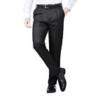 New Mens Stretch Trousers Office Casual Smart Business Dress Pants Work W32-60