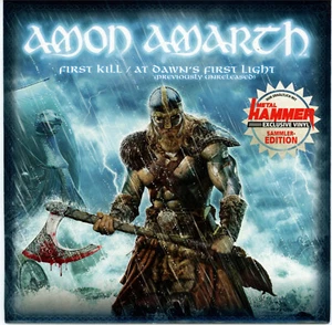 Amon Amarth – First Kill / At Dawn's First excl. Vinyl 7" Cover mit Mängeln