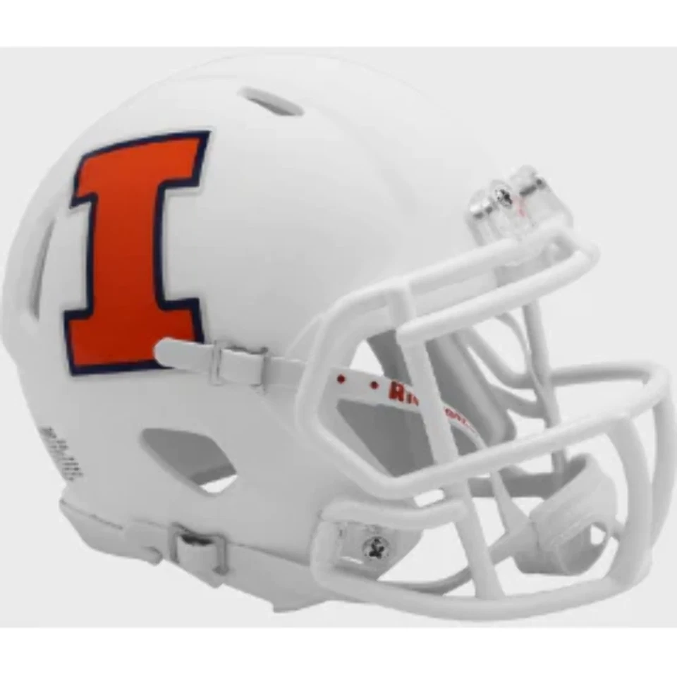 Illinois Fighting Illini NCAA Mini Speed Football Helmet - NCAA.