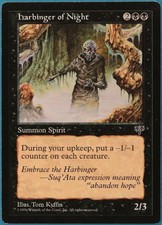 Harbinger of Night Mirage NM Black Rare MAGIC MTG CARD (ID# 206992) ABUGames