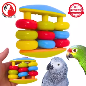 Bonka Bird Toys 2460 Abacus Foot Talon Craft Part Puzzle Parrot Cage Durable Toy - Picture 1 of 7