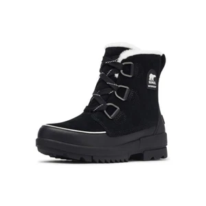 Sorel Women's Tivoli IV Waterproof Winter Leather Boot Black Size 9 - Picture 1 of 11