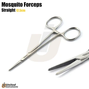 Micro Halsted Mosquito Clamp Forceps Straight Tissue Plier Medical Lab Tool New - Bild 1 von 2