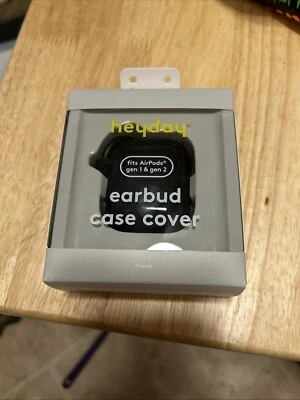 Heyday Earbud Case Cover Black Fits Airpods Gen 1 & Gen 2** New*** - Image 1 of 4