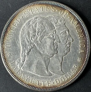 1900 $1 Lafayette Commemorative Dollar Raw - Uncirculated - See Pictures - Picture 1 of 3
