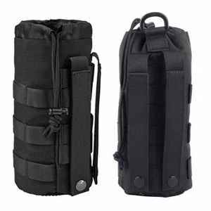 Outdoor Tactical Molle Water Bottle Bag Military Hiking Belt Holder Kettle Pouch - Picture 1 of 25