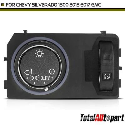 Interruptor de faros para Chevrolet Silverado 1500 Suburban 2015-2017 GMC Sierra 1500 Foto 1 de 4