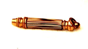 Fabulously Enameled/Black & White Striping Extending Chantelle Ring-Top Pencil - Picture 1 of 24