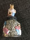 100 Years Beatrix Potter Mrs. TittleMouse Thimble Silver Plated Hand Painted