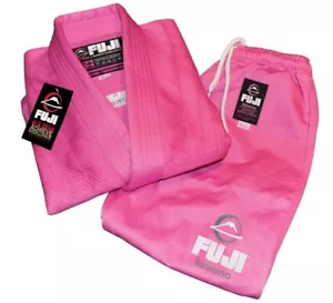 Fuji Kids Childrens All Around Brazilian Jiu Jitsu Gi Jiu-Jitsu BJJ - Pink - Picture 1 of 5