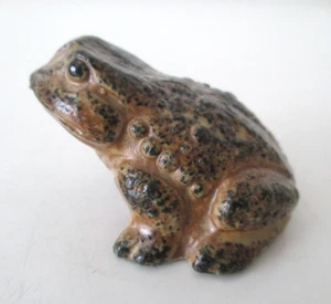MCI Otagiri Hirado Japan Porcelain Realistic Toad Frog Hand Painted 2" Vtg AZ40 - Picture 1 of 8