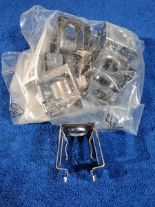 Perchas apilables cuadradas a presión de 7/8" NUEVO 10 paquetes soporte de acero inoxidable STH78 - Imagen 1 de 5