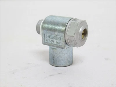 235087 Nuevo-Sin caja; Válvula de control de flujo Festo GRLA-1/8-B; unidireccional; 1/8NPT; 10 BAR Foto 1 de 4