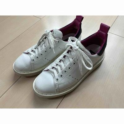 Tênis GOLDEN GOOSE STARTER Branco Vermelho Logotipo Couro Tamanho EU36 US6 Feminino - Imagem 1 de 4