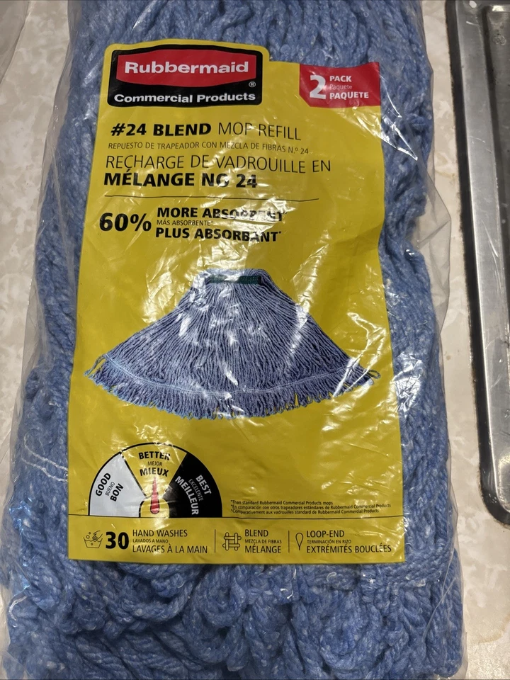 NEW, Rubbermaid #24, General Purpose Blend Mop - Изображение 1 из 1