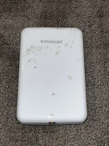 Polaroid Zip Zink Zero Ink Mobile Photo Printer White Used With Marks Tested - Picture 1 of 6