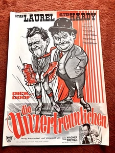 Dick und Doof Die Unzertrennliche Kinoplakat Poster A1 Stan Laurel, Oliver Hardy - Bild 1 von 1