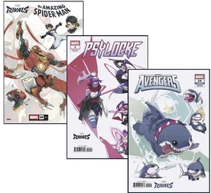 (3 Pack) Netease Marvel Rivals Variants 2025 ~ Spider-Man, Psylocke & It’s Jeff - Picture 1 of 7
