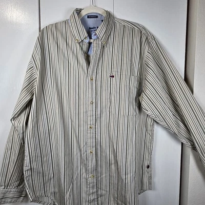 Vintage 90s Bugle Boy Classics Mens Long Sleeve Button-Up Shirt Streetwear Retro - Image 1 of 4