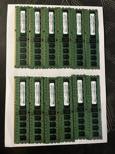 Job Lot Micron 4GB DDR3 ECC Registered Server RAM PC3-10600R 2Rx8 48gb (12x4gb) - Picture 1 of 2