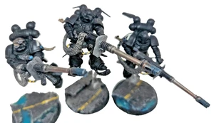 Warhammer 40k Space Marines Suppressors Squad Raven Guard Painted Games Workshop - Picture 1 of 8