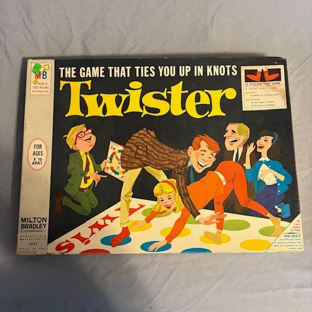 Twister Game - Vintage 1966 - Milton Bradley - Original 1st Edition - Complete - Image 1 of 4
