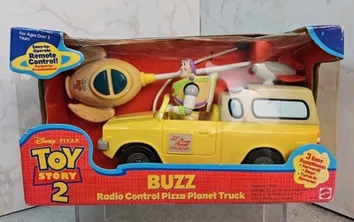 Disney Pixar Toy Story 2 Buzz Lightyear Radio Control Pizza Planet Truck Sealed - Image 1 of 4