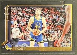 2025-26 Quinten Post Topps Black 17/68 Warriors - Picture 1 of 1