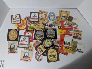Lot of 42 Vintage New Zealand Beer Labels unused - Picture 1 of 4