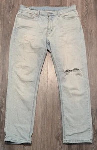 Levis 541 Jeans Mens 33x32 Tapered Leg Athletic Fit Light Wash Stretch - Picture 1 of 7