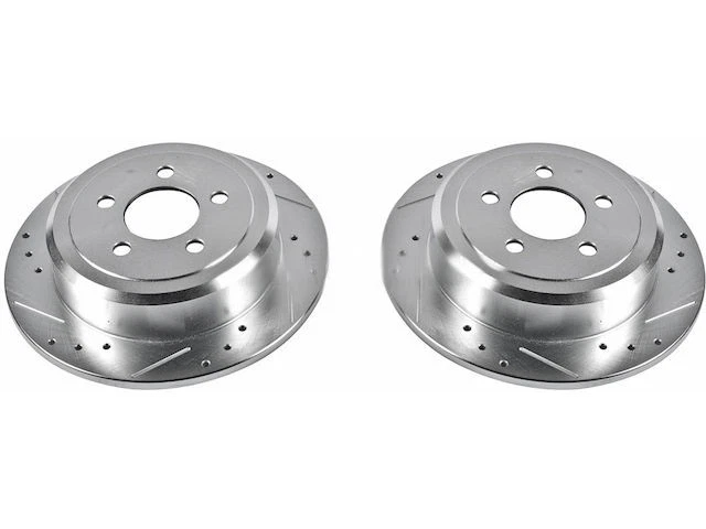 Rear Brake Rotor Set For 07-12 Jeep Dodge Liberty Nitro XZ11J1 Foto 1 de 1