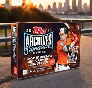 Caja de pasatiempos edición jugador activo serie Signature Topps Archive 2025 - Imagen 1 de 11