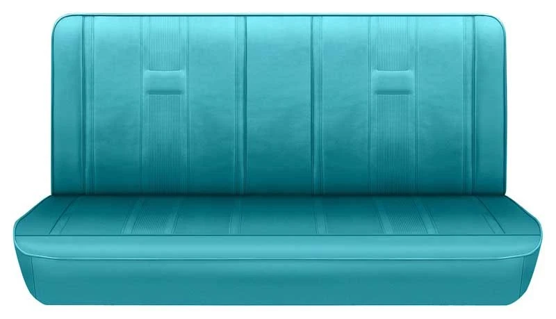 Chevy II Nova 1965; tapicería sólida del asiento del banco delantero; sedán de 4 puertas y estación Foto 1 de 1