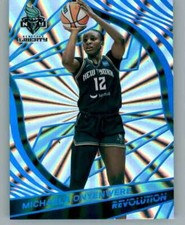 2022 Panini WNBA Revolution Sunburst #66 Michaela Onyenwere 71/75 Liberty 