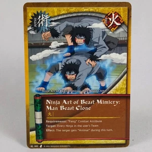 Shonen Jump Naruto CCG Curse of the Sand Man Beast Clone Ninja Art Beast Mimicry - Bild 1 von 2