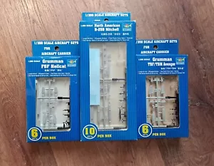 3 Trumpeter 1/350 Aircraft Models B-25B Mitchell, F6F Hellcat & TBF/TBM Avenger - Picture 1 of 3