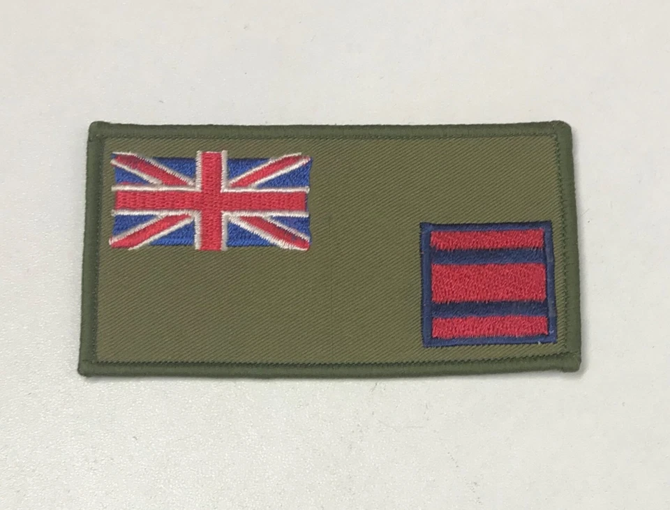 Royal Engineers Zap Number & Blood Group Badge, Army, Military Patch, Hook Loop