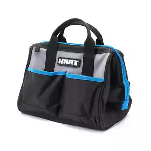 Bolsa de herramientas de 600 deniers de 12 pulgadas, con asas de transporte de doble correa con cremallera de longitud completa - Imagen 1 de 6