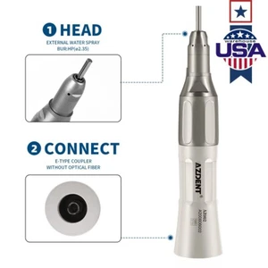 Dental Slow Low Speed Handpiece Straight Nose Cone E-Type AZDENT USA - Picture 1 of 6
