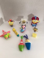 LOT OF 10 NICKELODEON SPONGEBOB & FRIENDS TOYS 2003-2011