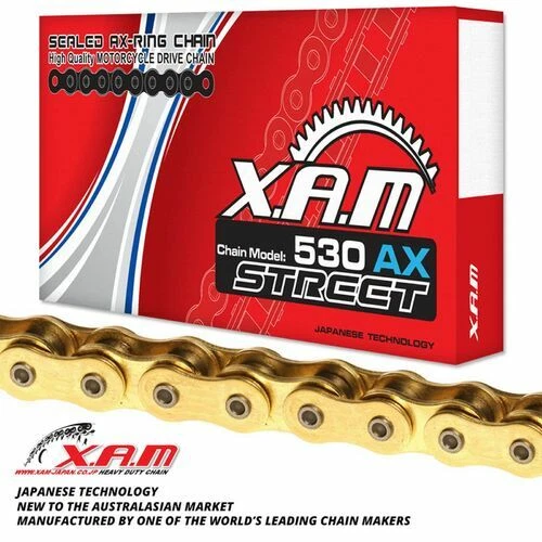 Cadena XAM para Triumph TROPHY 1200 2000-2002 >530 X-Ring Oro Foto 1 de 1