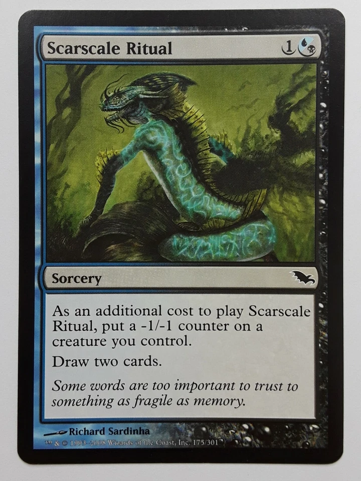 MTG Scarscale Ritual Shadowmoor Regular Common - Image 1 of 1