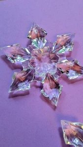 2"  Snowflake Acrylic Ornament  Set of 6 - Picture 1 of 3