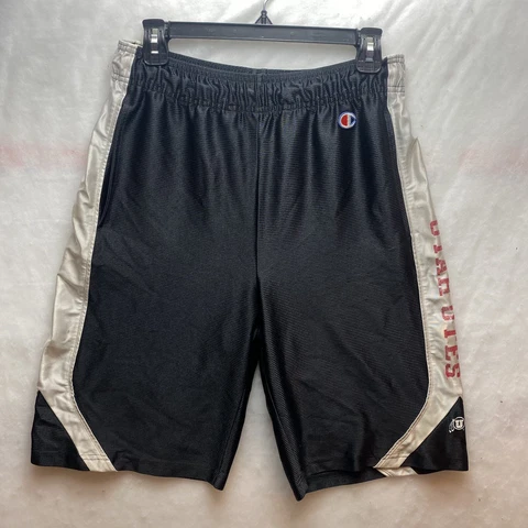 VTG Champion Utah Utes Black Sz Small Polyester Basketball Shorts Cover