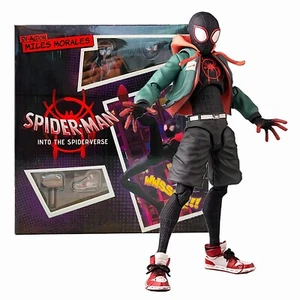 Sv Action Spider-Man Miles Morales Figure Into the Spider-Verse Collectible 5 in - Picture 1 of 12